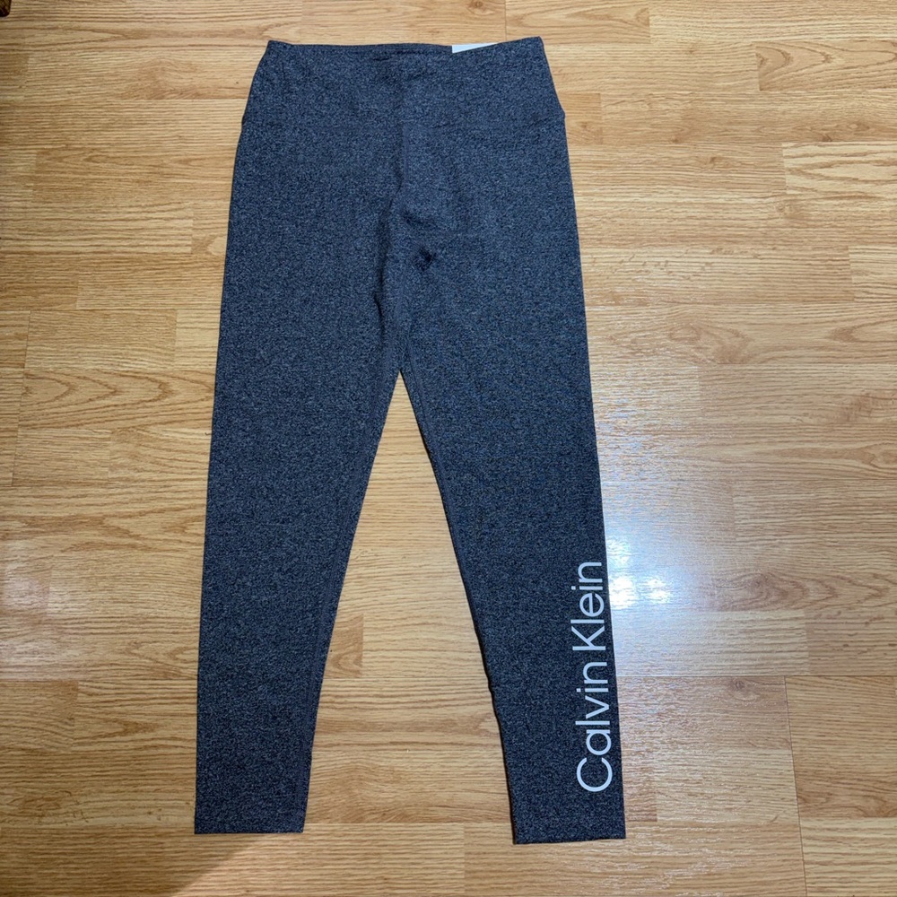 Calvin Klein Charcoal Kids Leggings